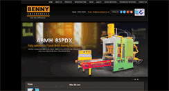 Desktop Screenshot of bennyindustries.com